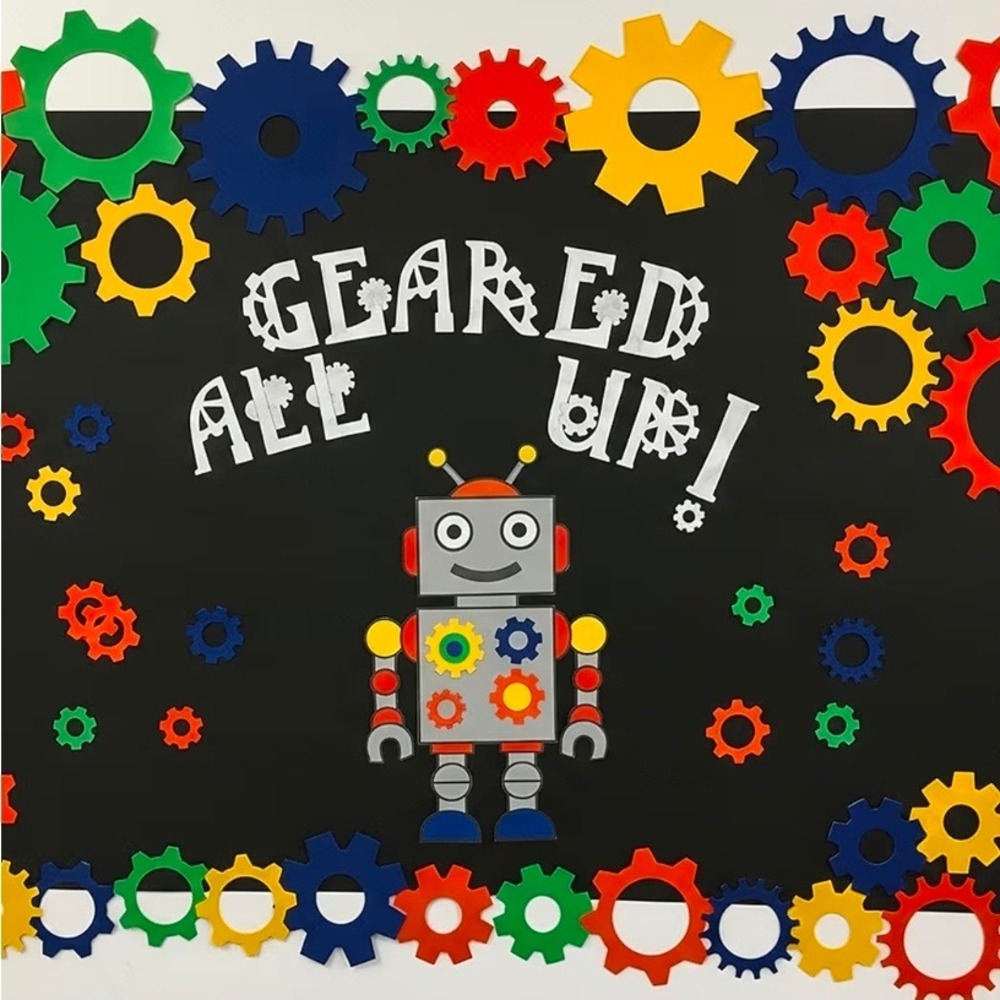 72 pieces Robot Gears‎ party decor Colorful Gears to create backdrop - Picture 3 of 3